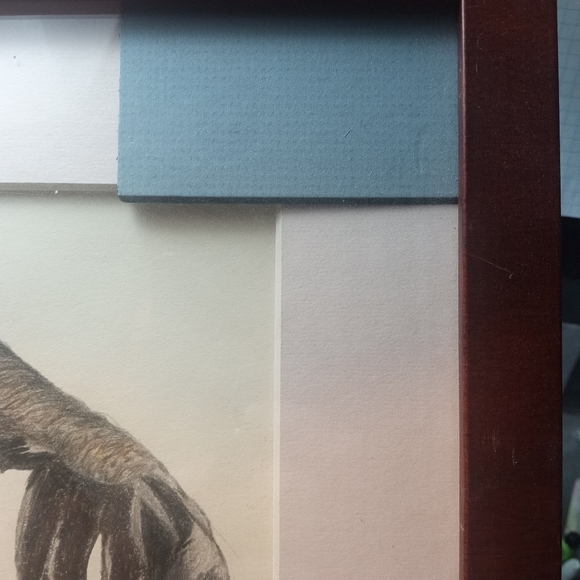 My own colored pencil art "freedom stance" - Picture 2 of 4